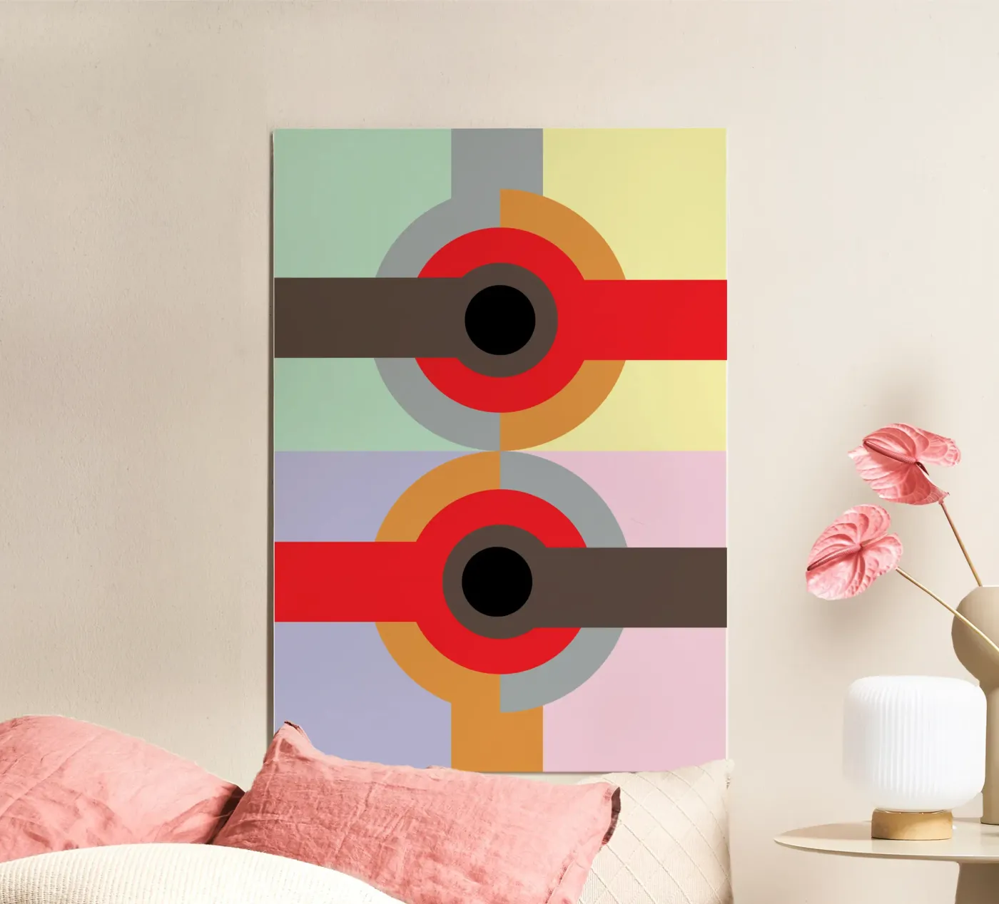 circle wheels vector circle line poster by bunyaix