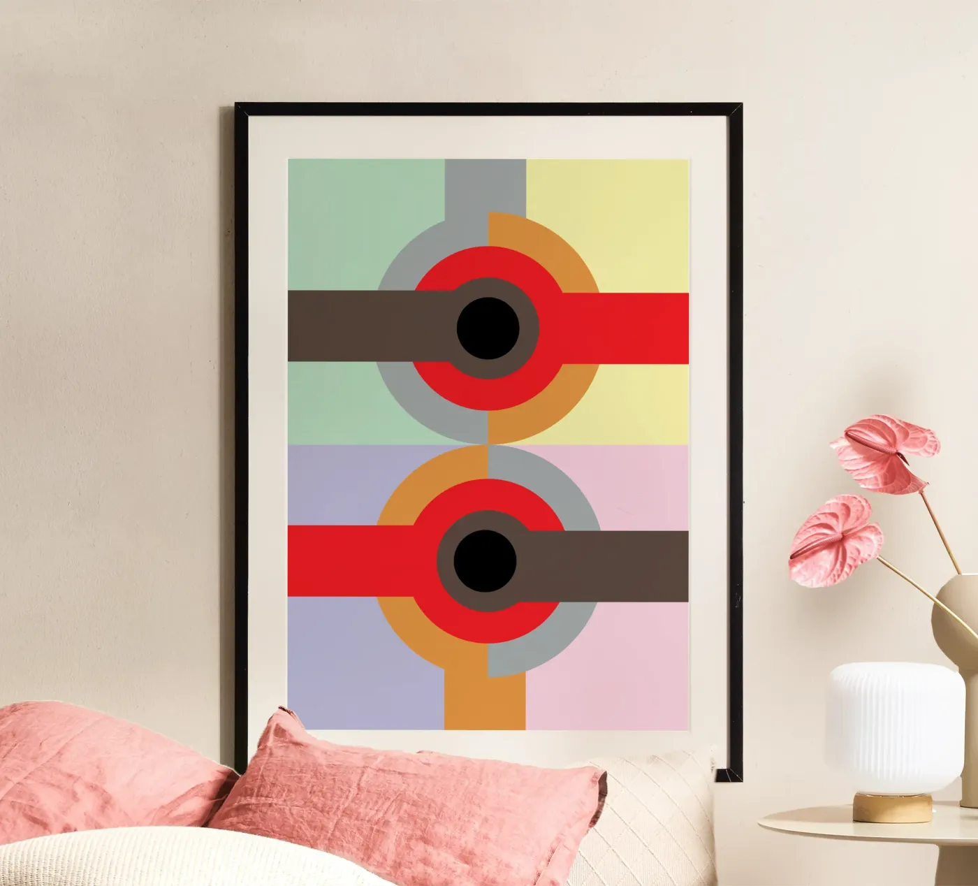 circle wheels vector circle line poster by bunyaix