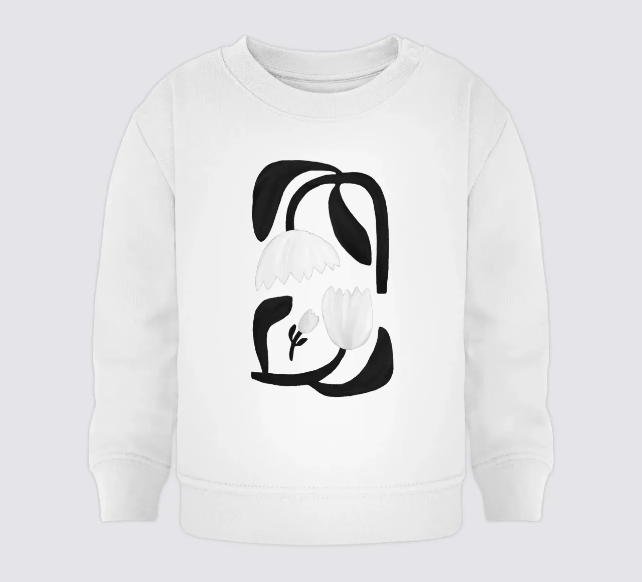 Scandi Botanical I felpa neonato da Orara Studio