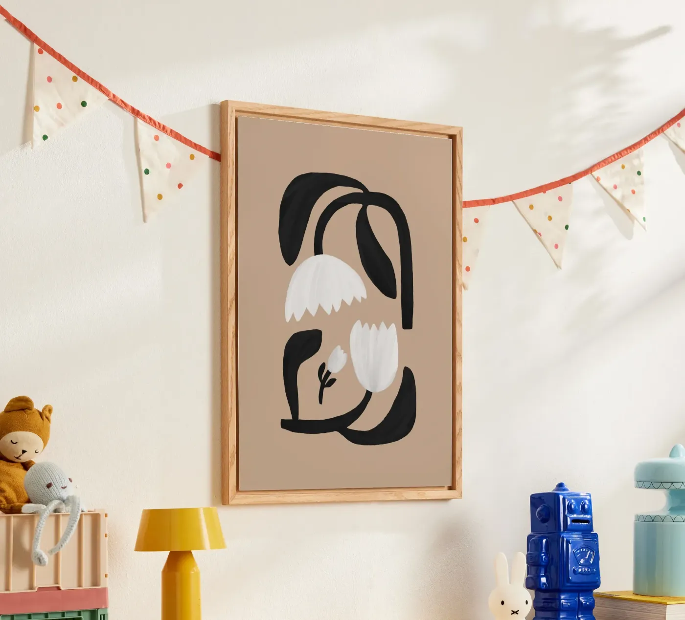 Scandi Botanical I plexiglass da Orara Studio