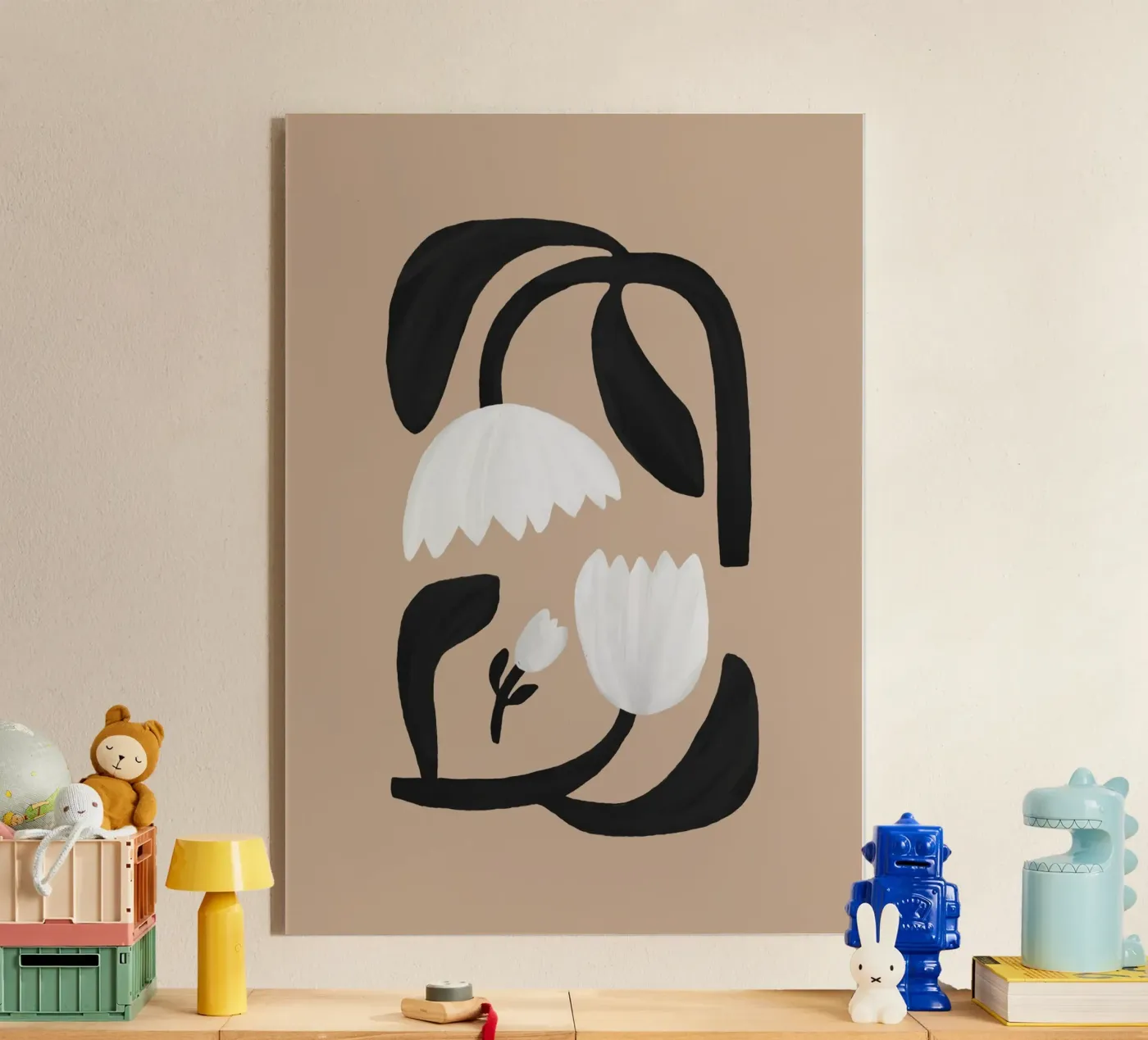 Scandi Botanical I plexiglass da Orara Studio