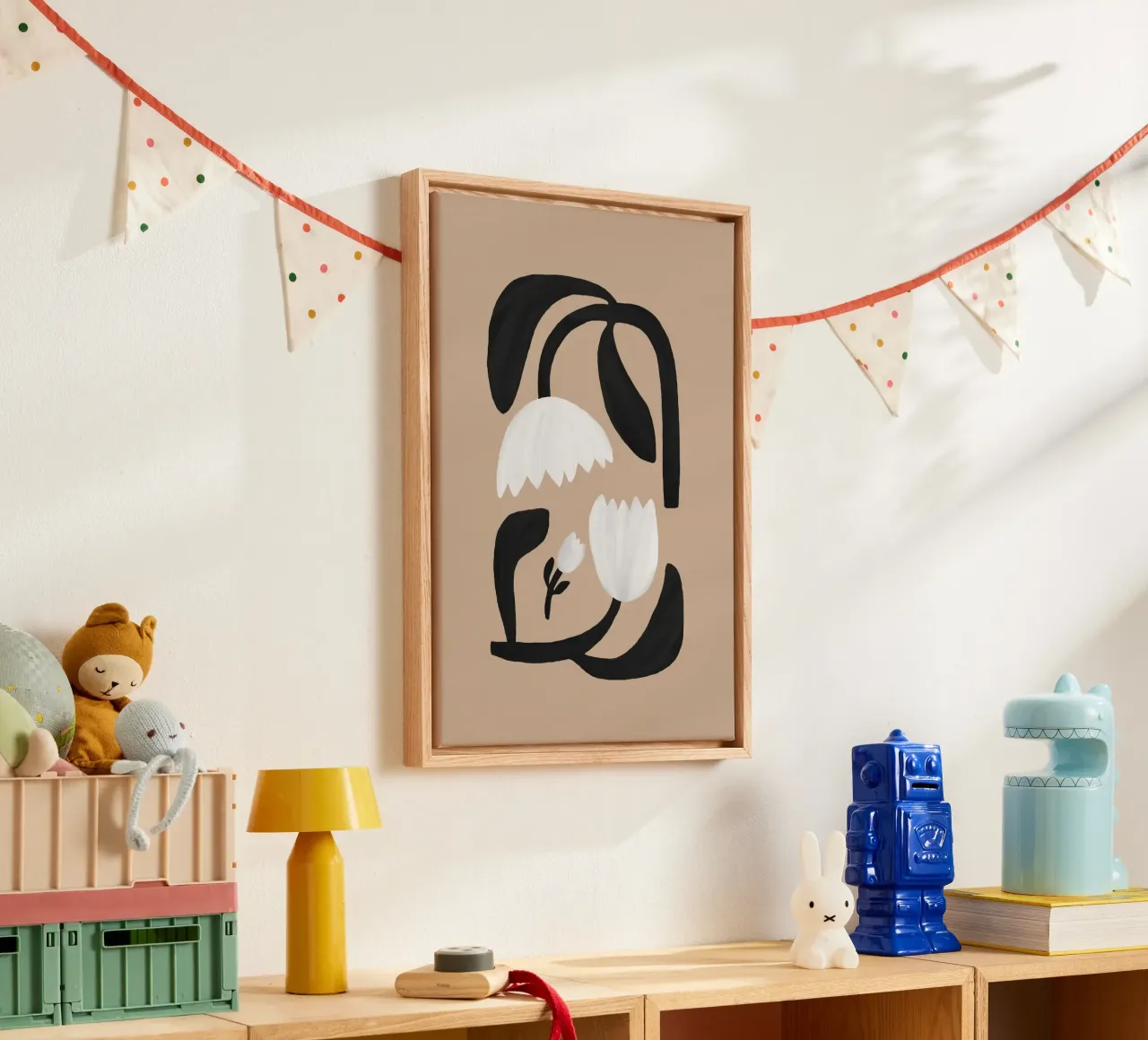 Scandi Botanical I canvas by Orara Studio
