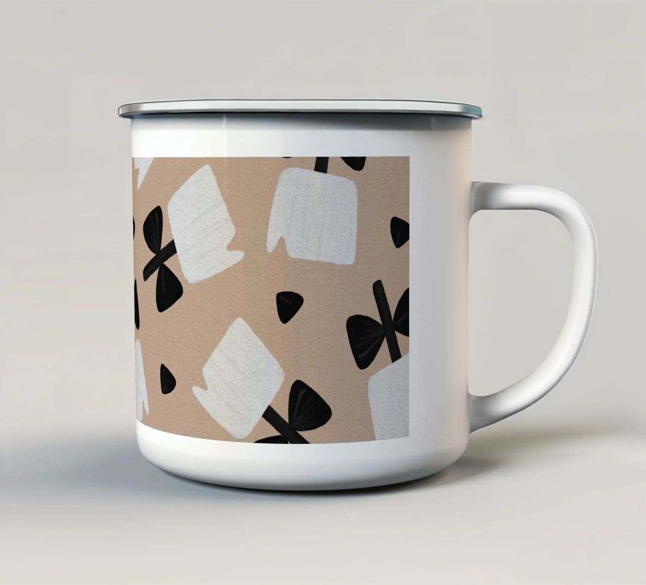 Scandi Botanical II tazza in smalto da Orara Studio