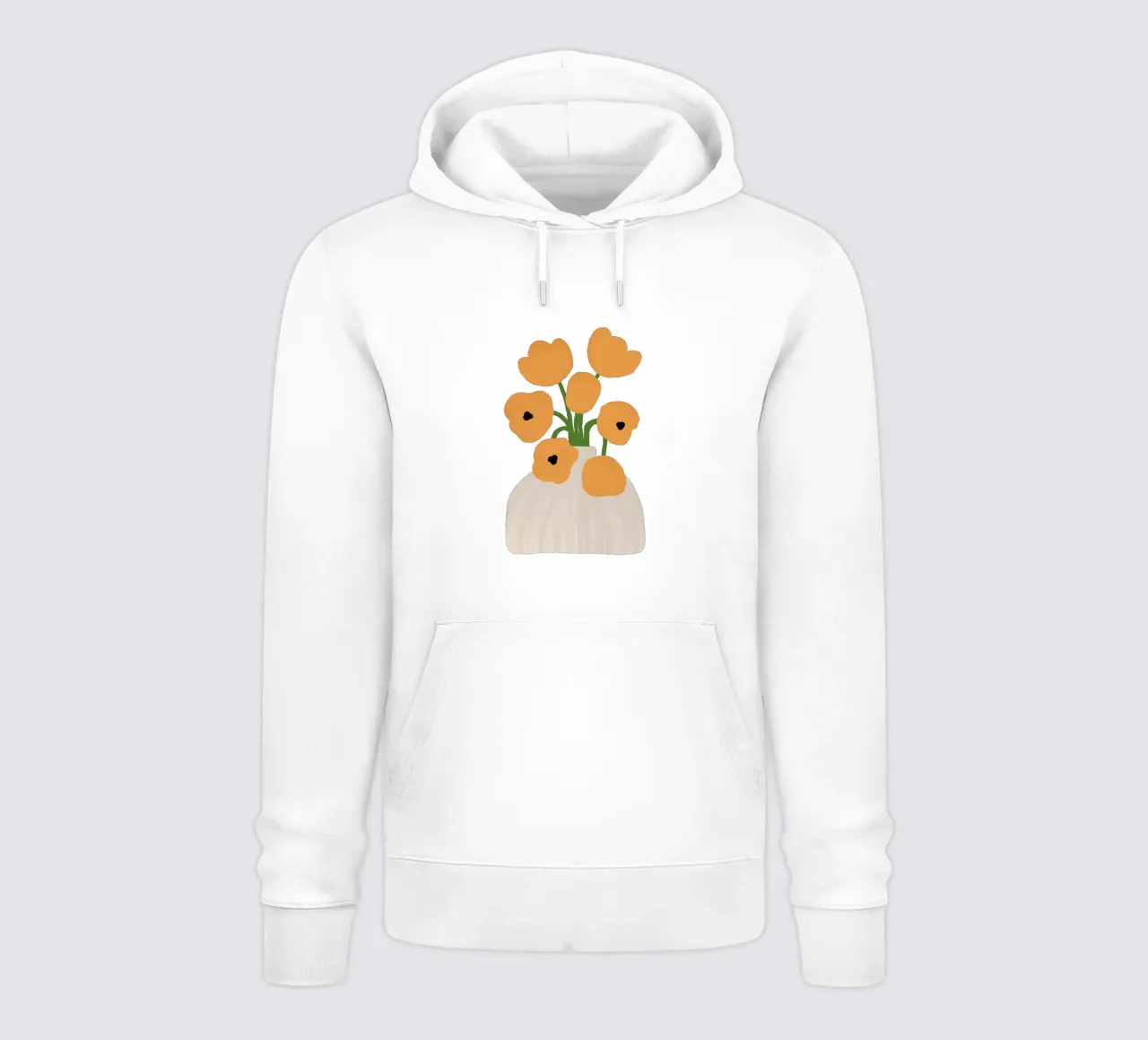 Fiori gialli felpa con cappuccio da Orara Studio