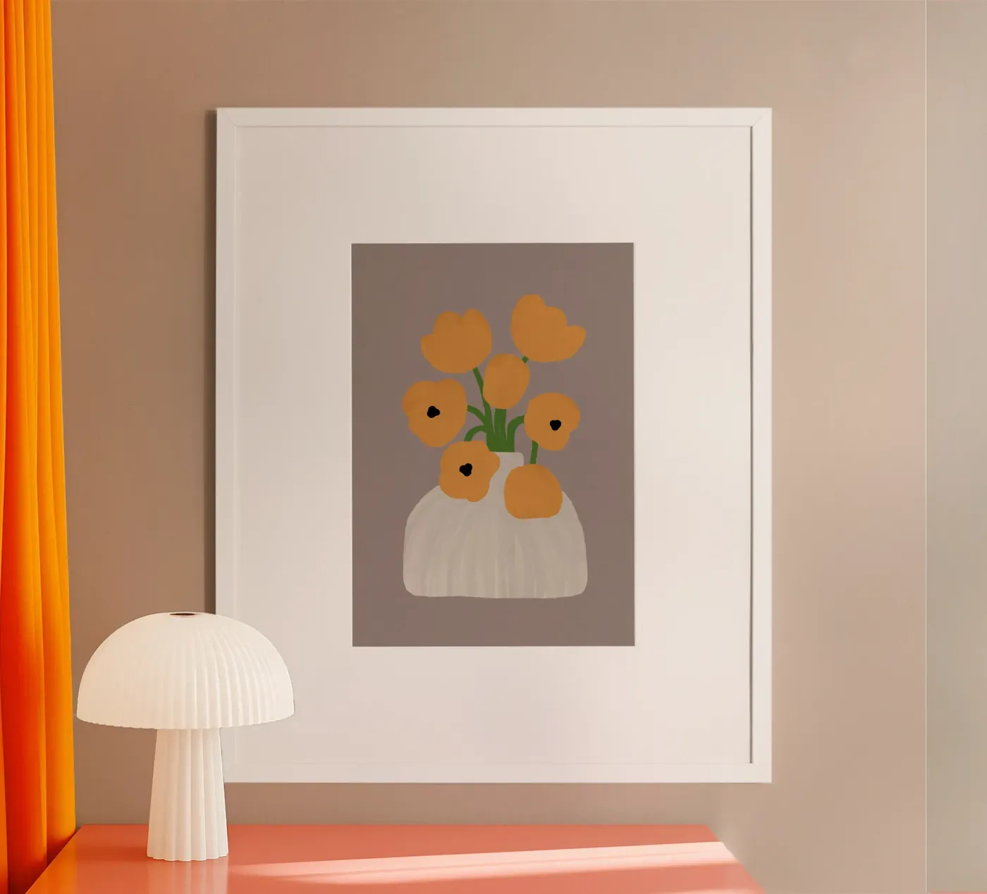 Fiori gialli poster da Orara Studio