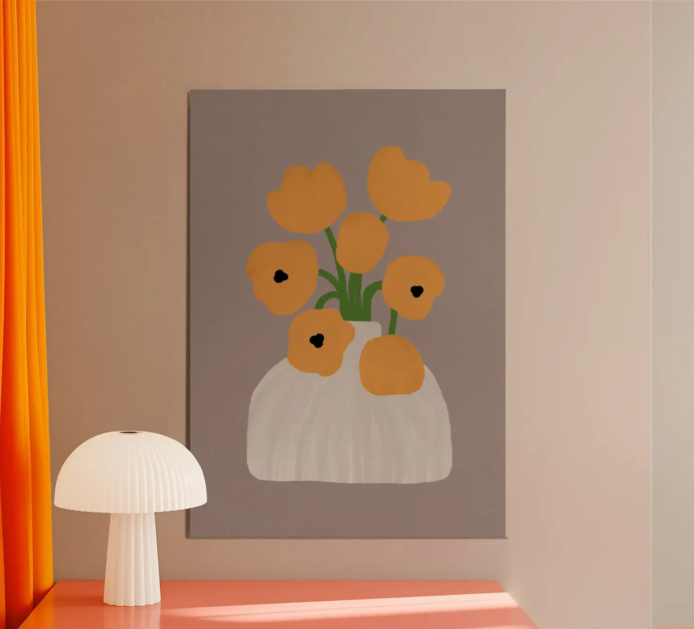 Fiori gialli poster da Orara Studio
