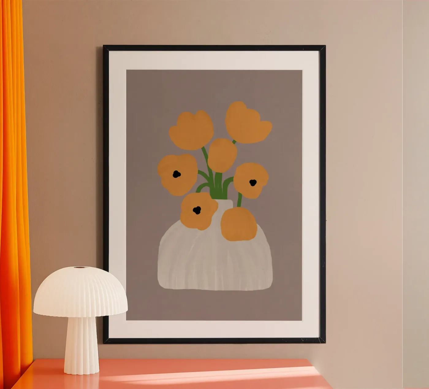 Fiori gialli poster da Orara Studio