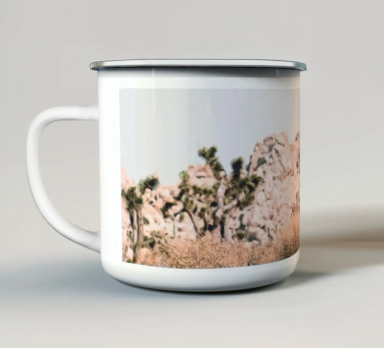 Joshua Tree - Minimalismo del deserto tazza in smalto da Whole©