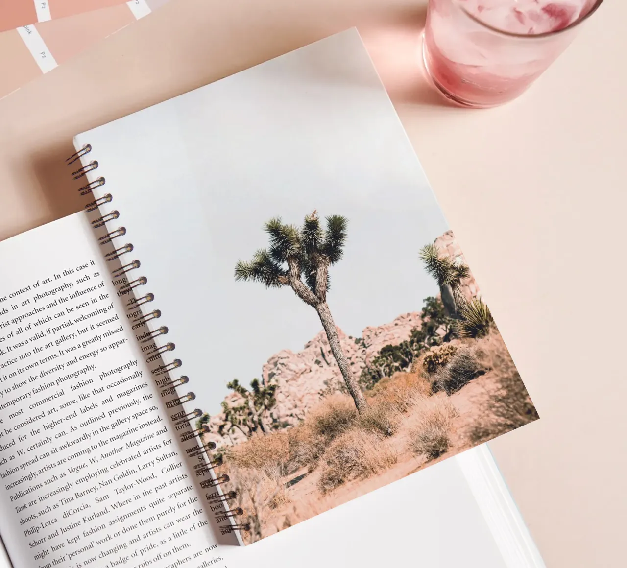 Joshua Tree - Desert minimalism spiral notebook by Whole©