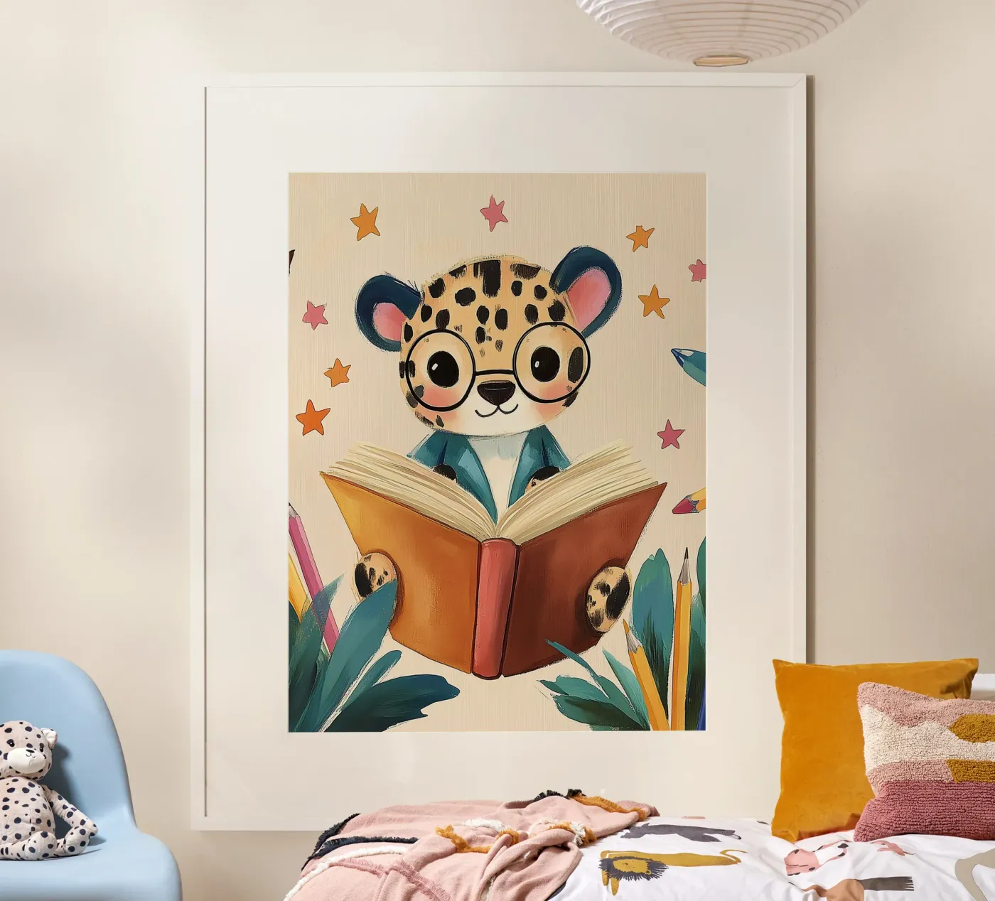 Library Leopard Poster von Kiara