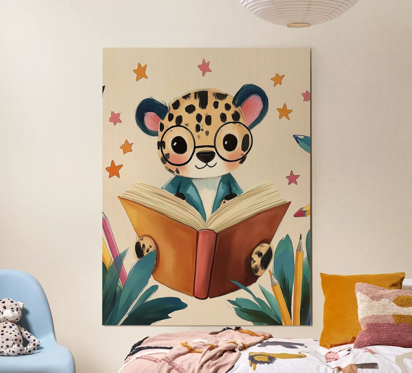 Library Leopard Poster von Kiara