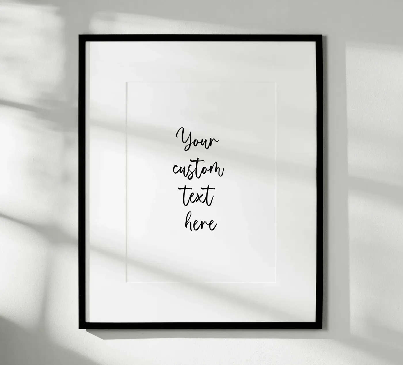 Testo personalizzato poster da Custom Memory Prints
