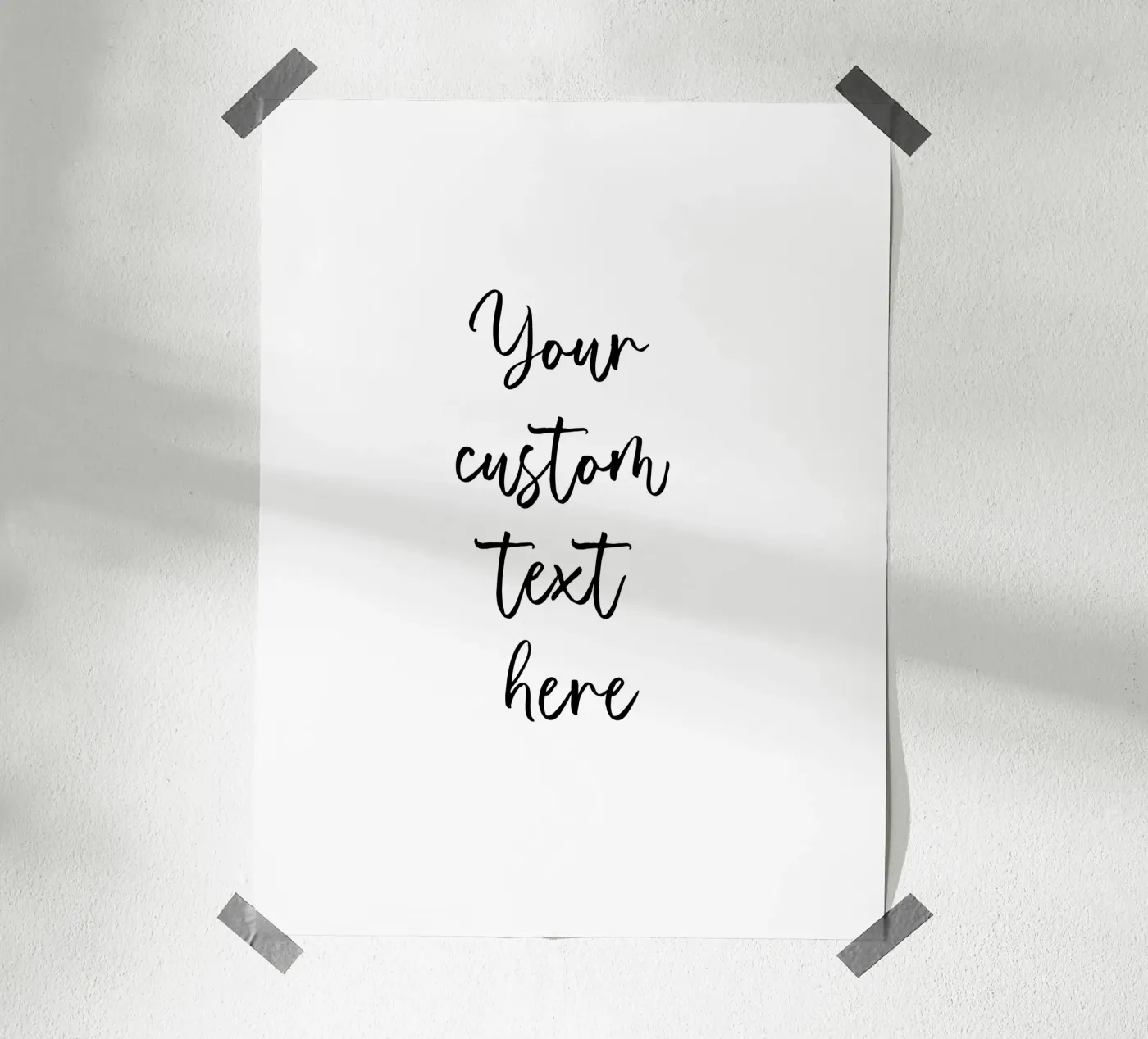 Testo personalizzato poster da Custom Memory Prints