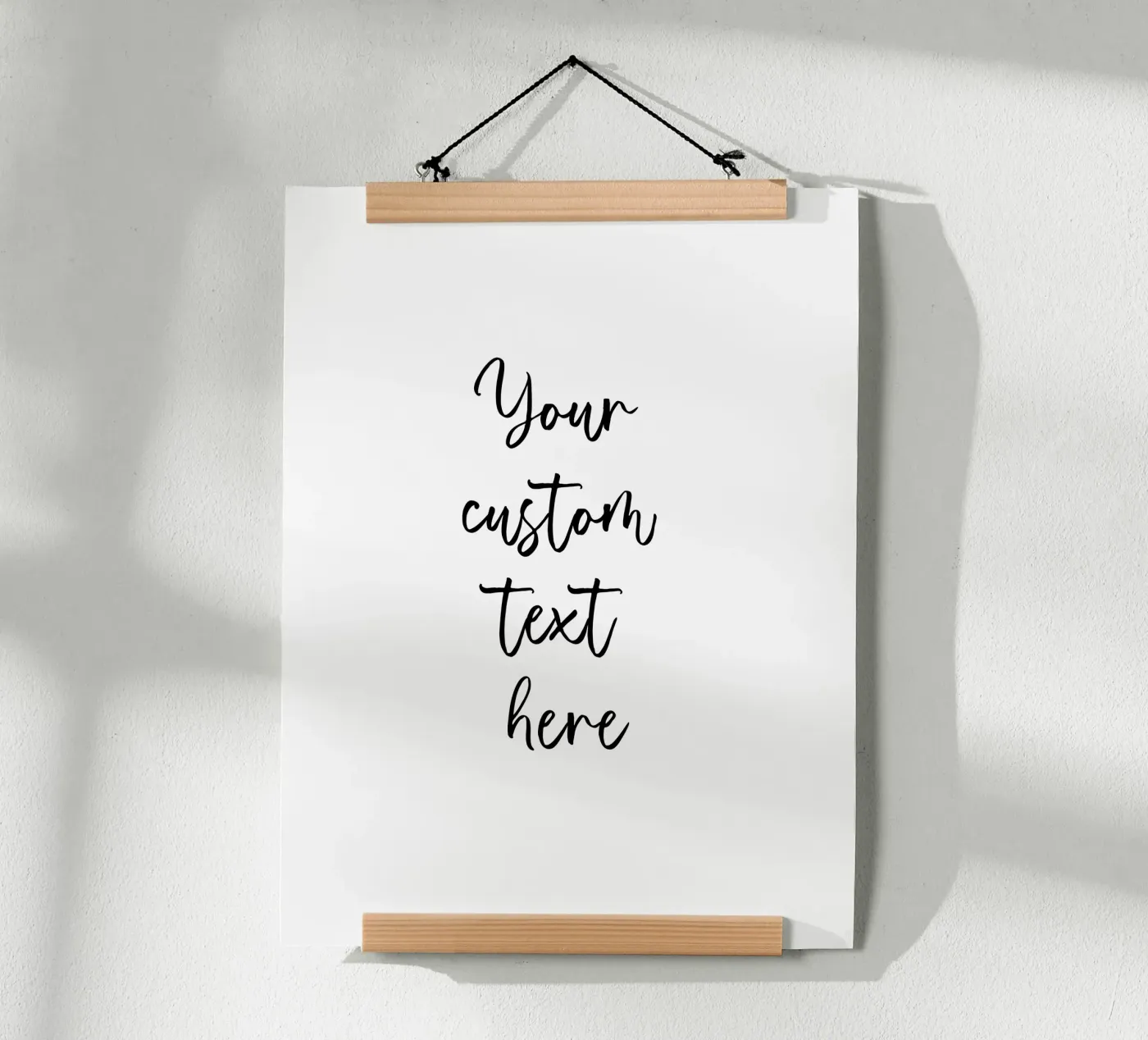 Testo personalizzato poster da Custom Memory Prints
