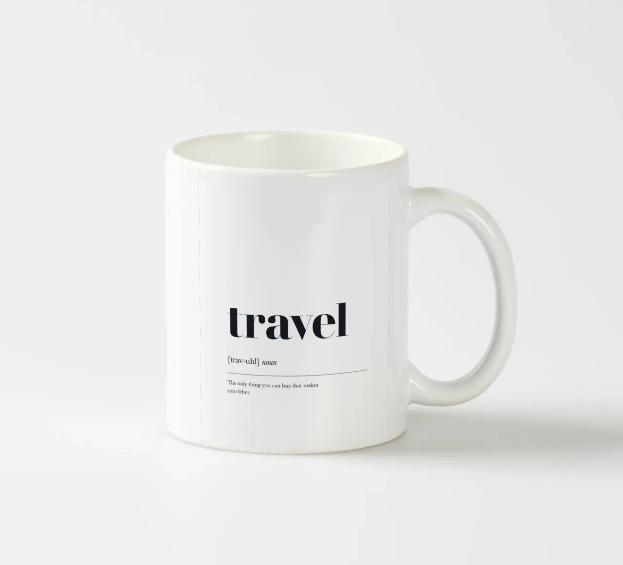 Definizione di viaggio - Ispirazione per i giramondo tazza in ceramica da Whole©