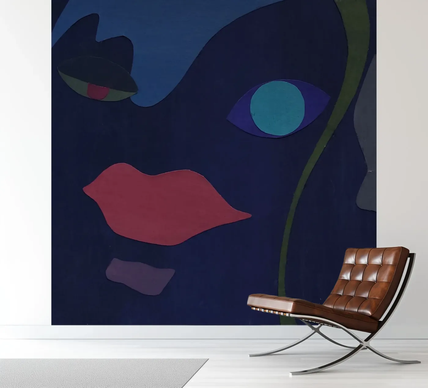Lippy fotobehang van Junique.art