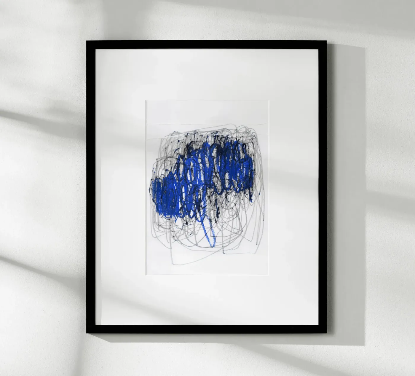 Mindful Blue poster da Abstrakte Malerei