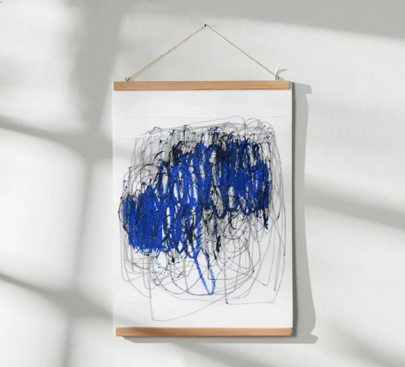 Mindful Blue poster da Abstrakte Malerei