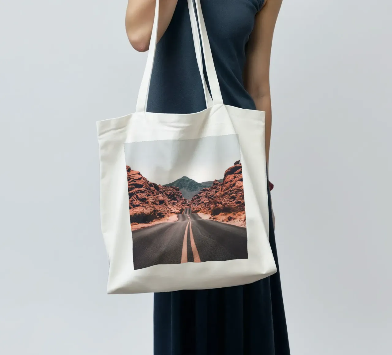 Desert Road - Path into the unknown tote bag by Whole©