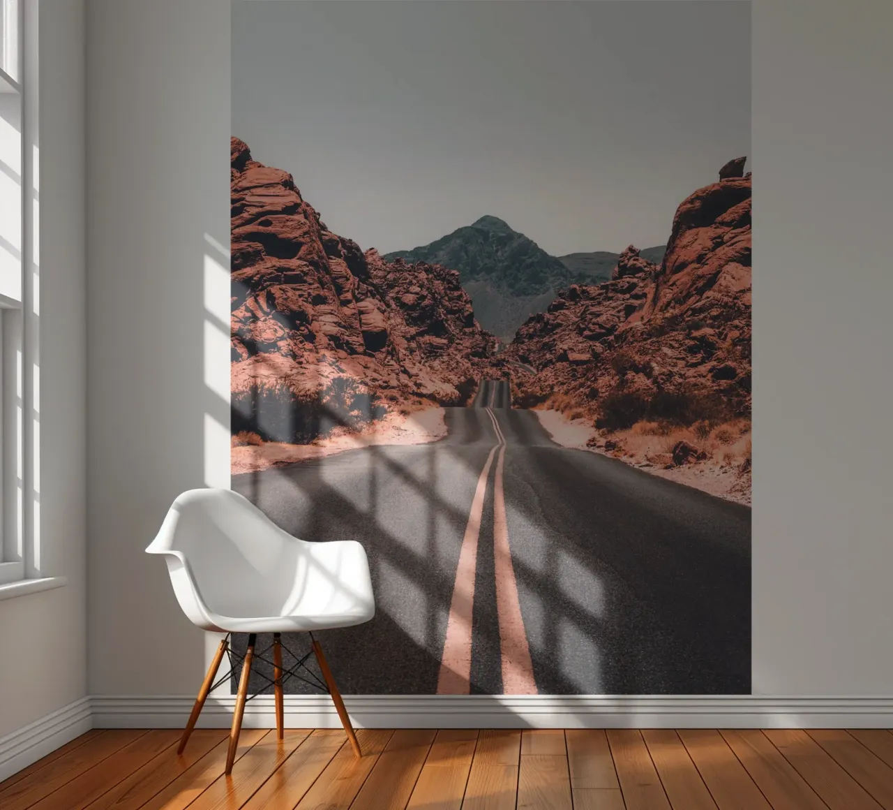 Desert Road - Path into the unknown photo wallpaper by Whole©