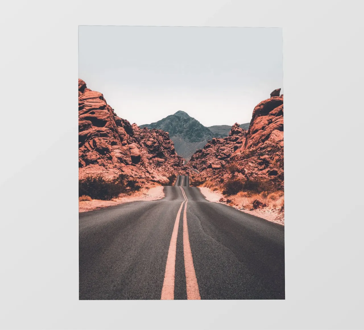 Desert Road - Path into the unknown photo wallpaper by Whole©