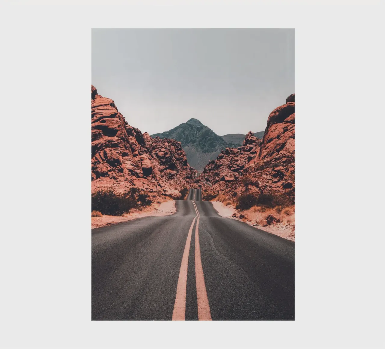Desert Road - Path into the unknown notebook by Whole©