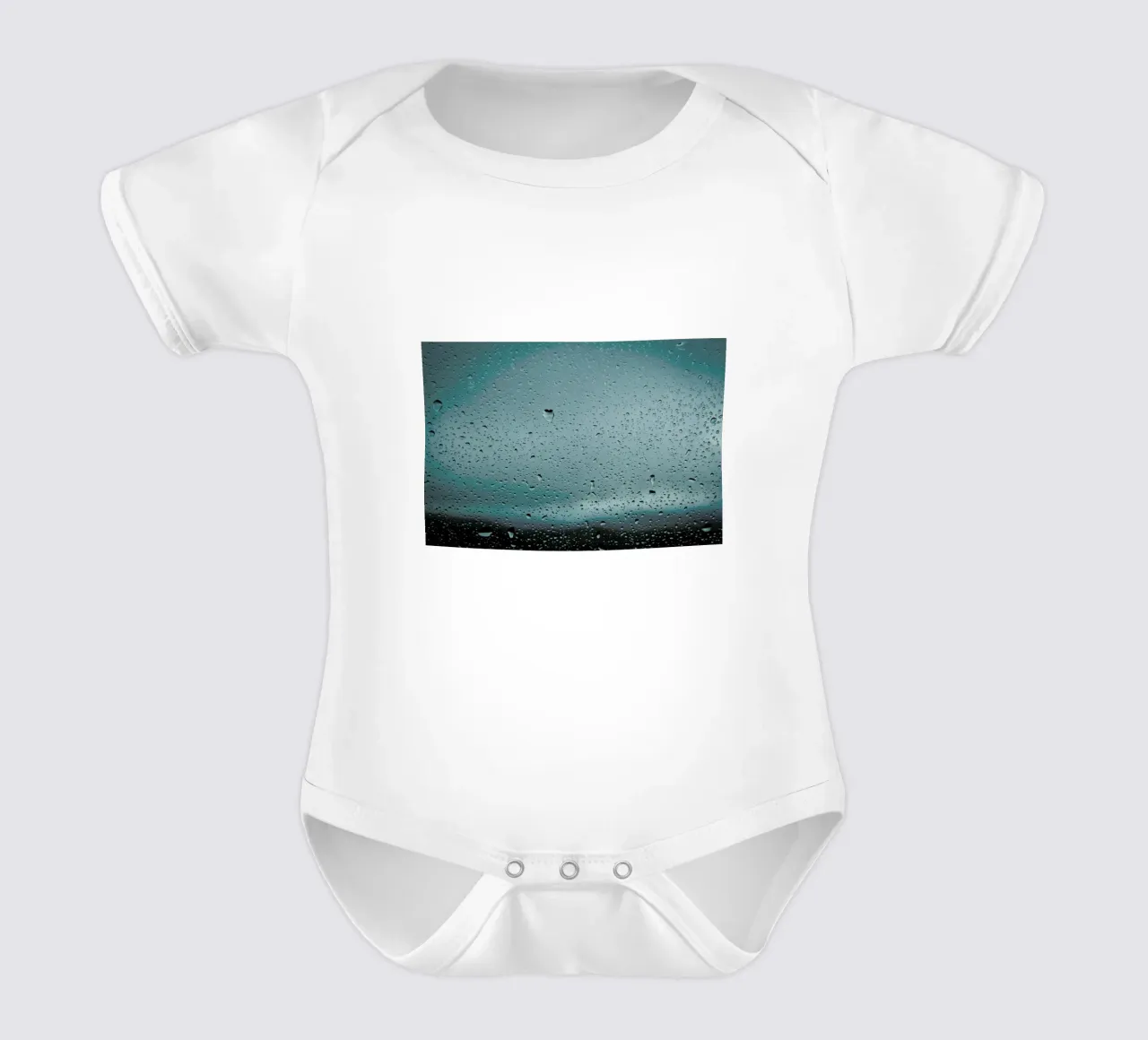 Love Drop Window body neonato maniche corte da Marc Gruninger