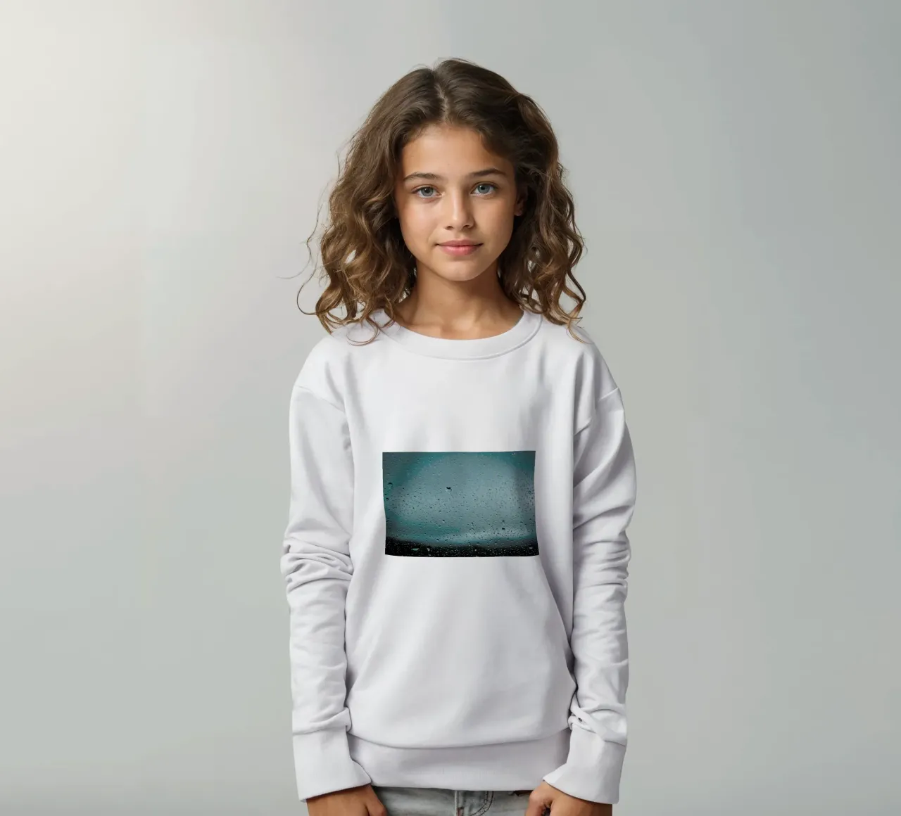 Love Drop Window felpa bambino da Marc Gruninger