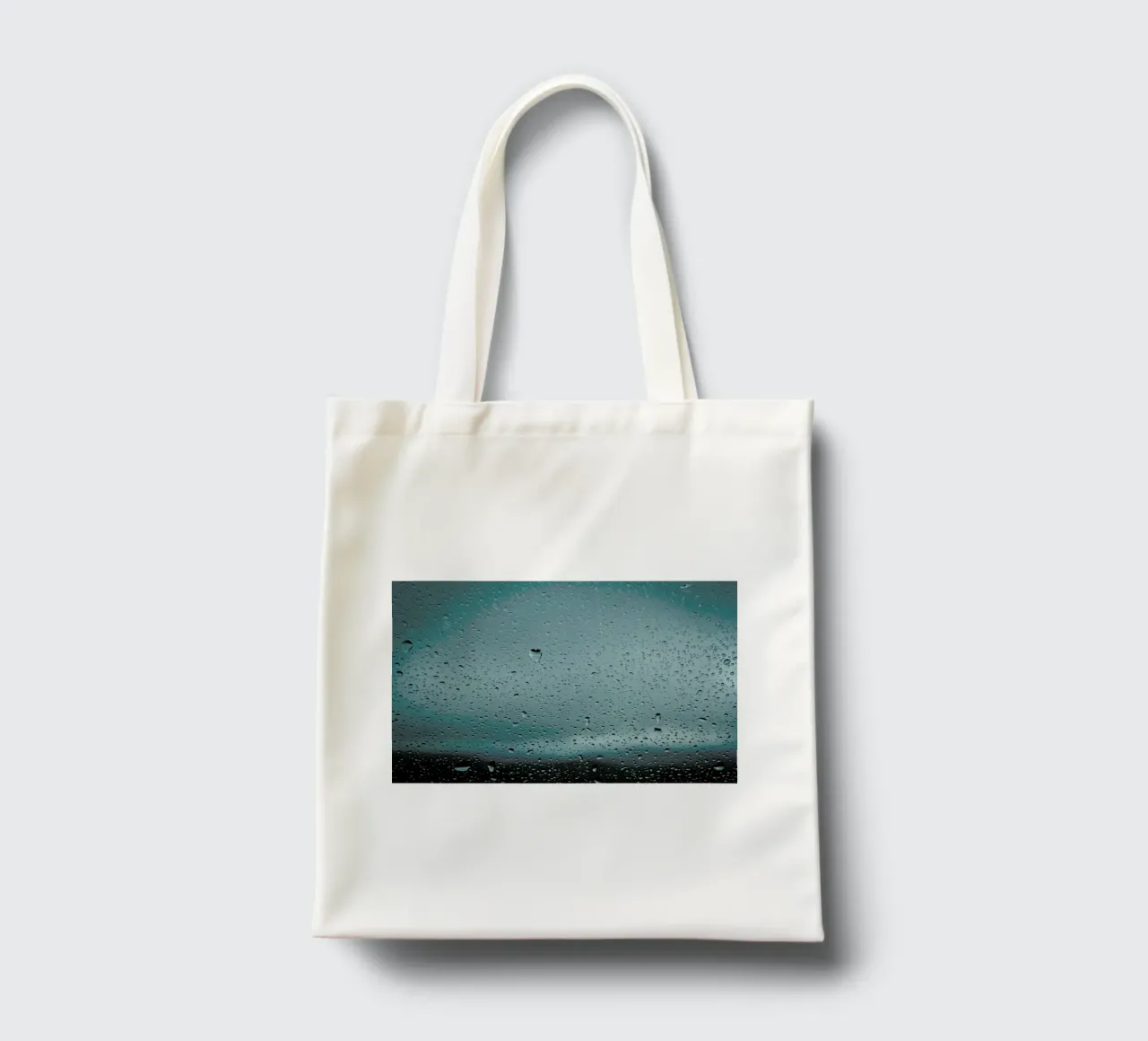 Love Drop Window borsa in juta da Marc Gruninger