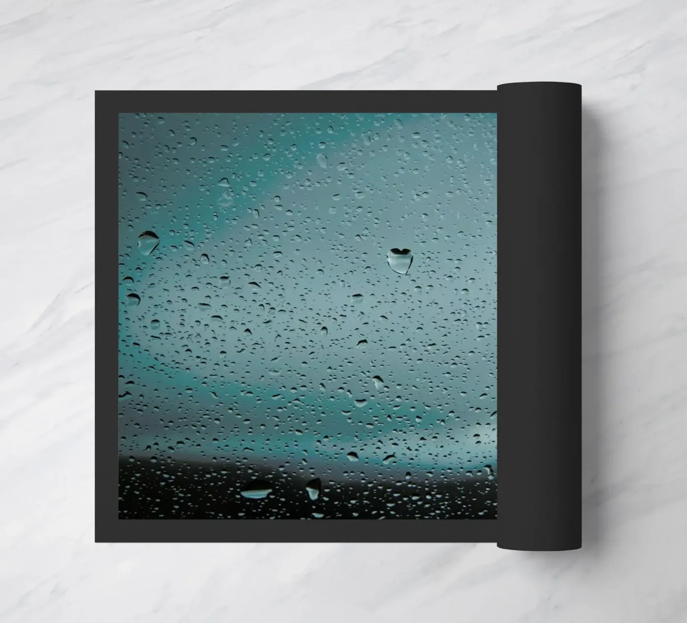 Love Drop Window deurmat van Marc Gruninger