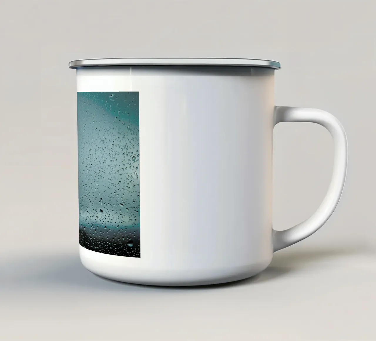 Love Drop Window tazza in smalto da Marc Gruninger