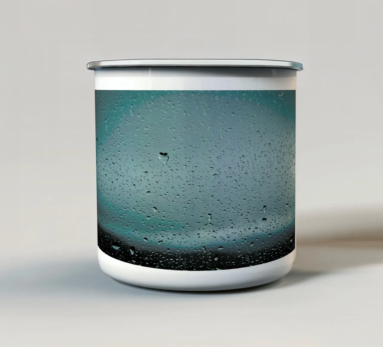Love Drop Window tazza in smalto da Marc Gruninger