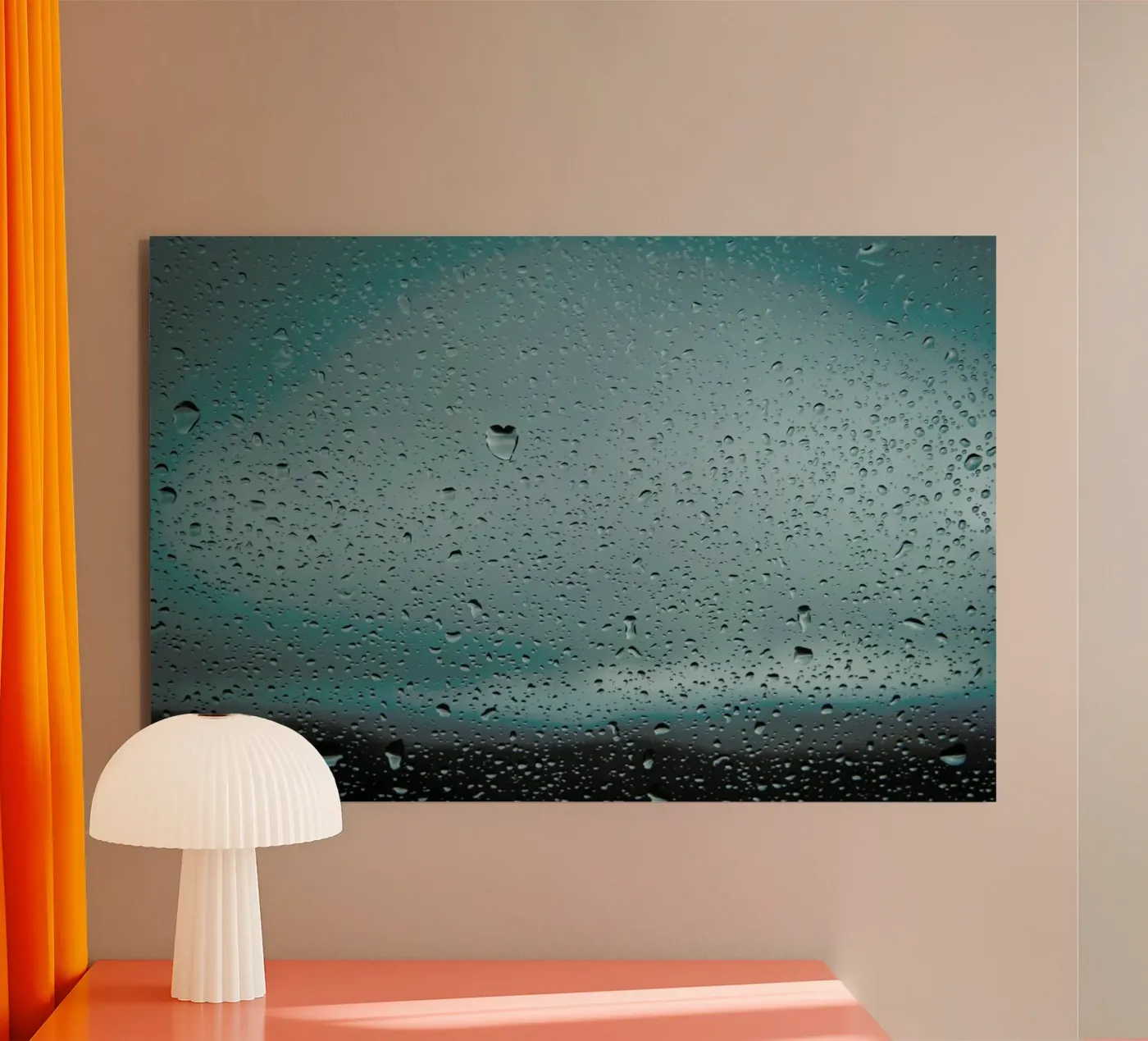 Love Drop Window alluminio dibond da Marc Gruninger