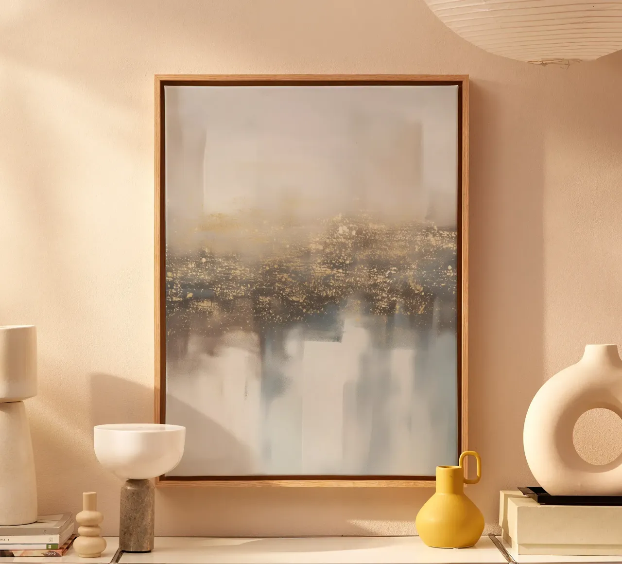 Abstracte natuurlijke textuur Matteo canvas van Carinaprint