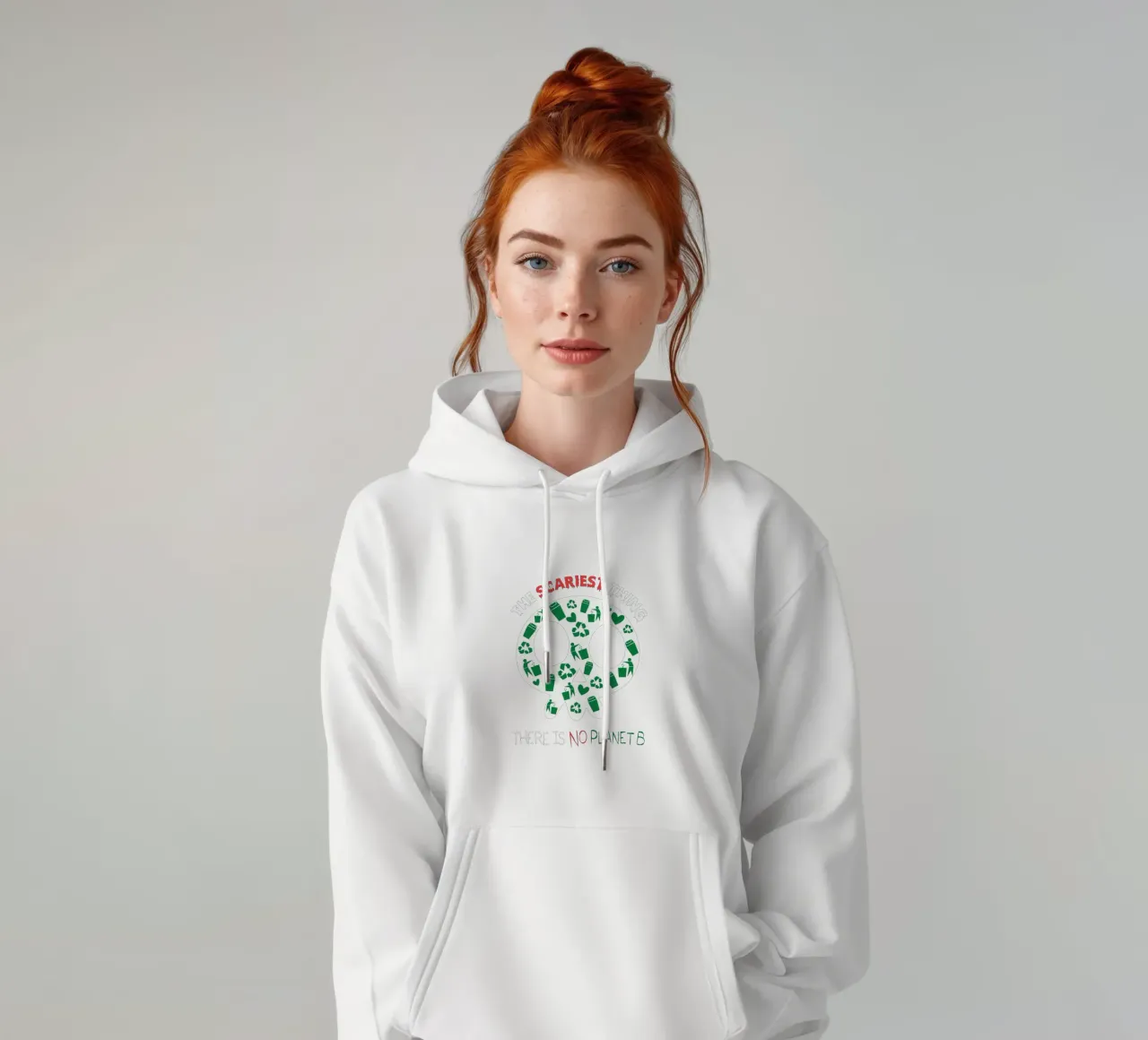 The Scariest Thing and There is No Planet B Hoodie von edsonramosart