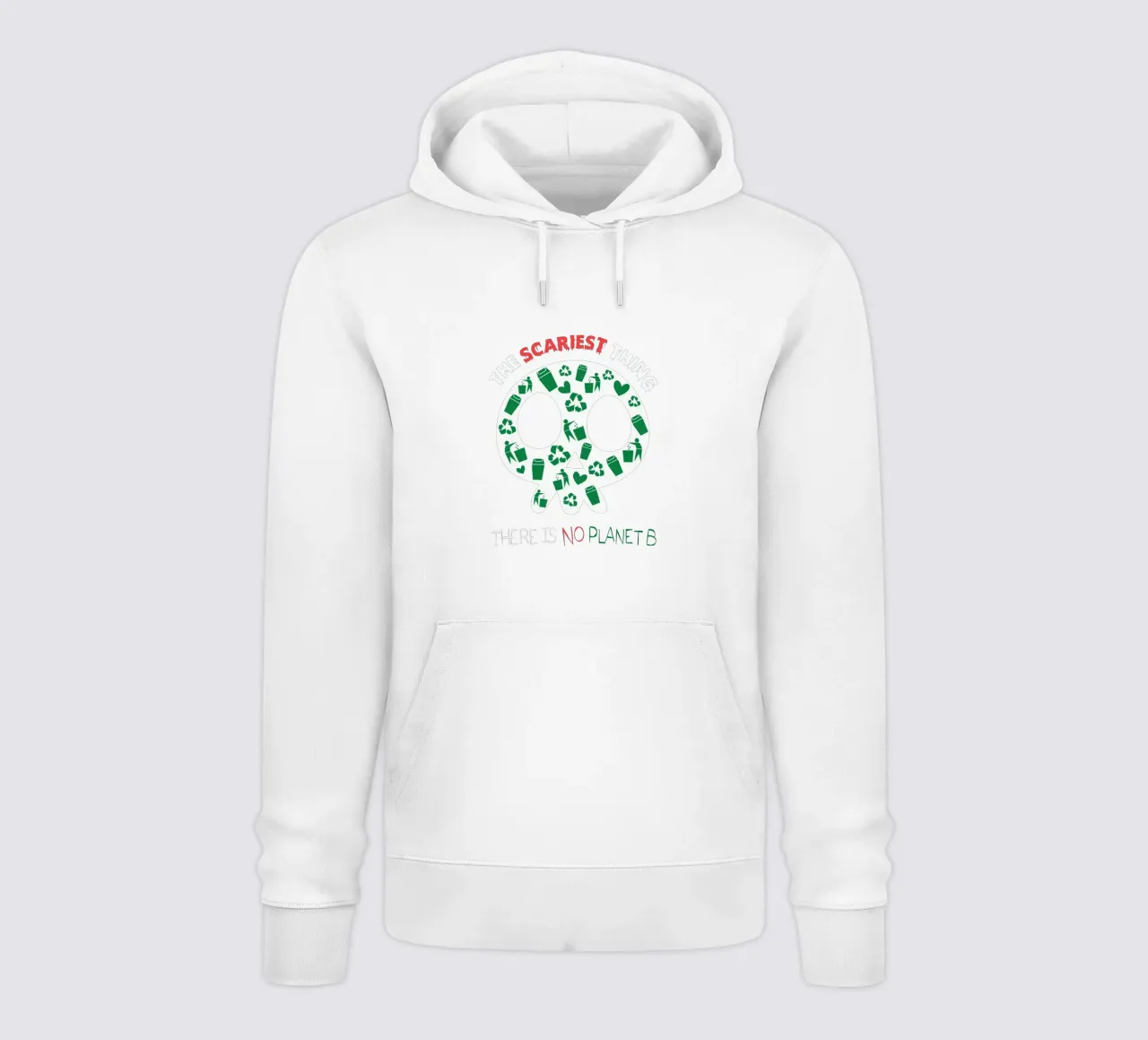 The Scariest Thing and There is No Planet B Hoodie von edsonramosart