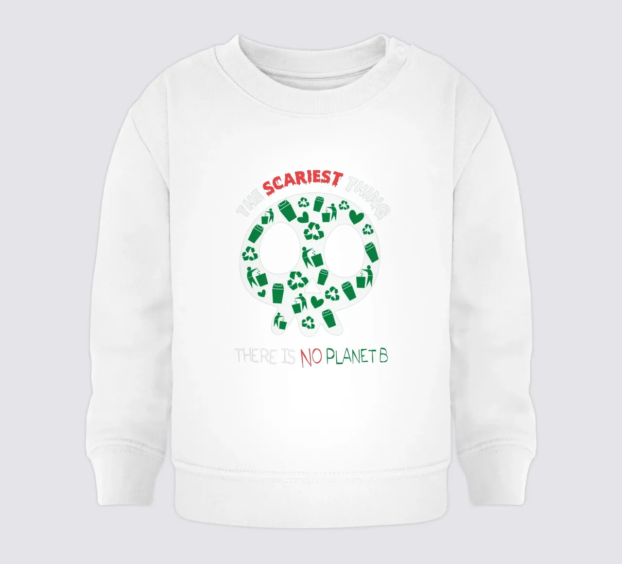 The Scariest Thing and There is No Planet B sweat pour bébé de edsonramosart