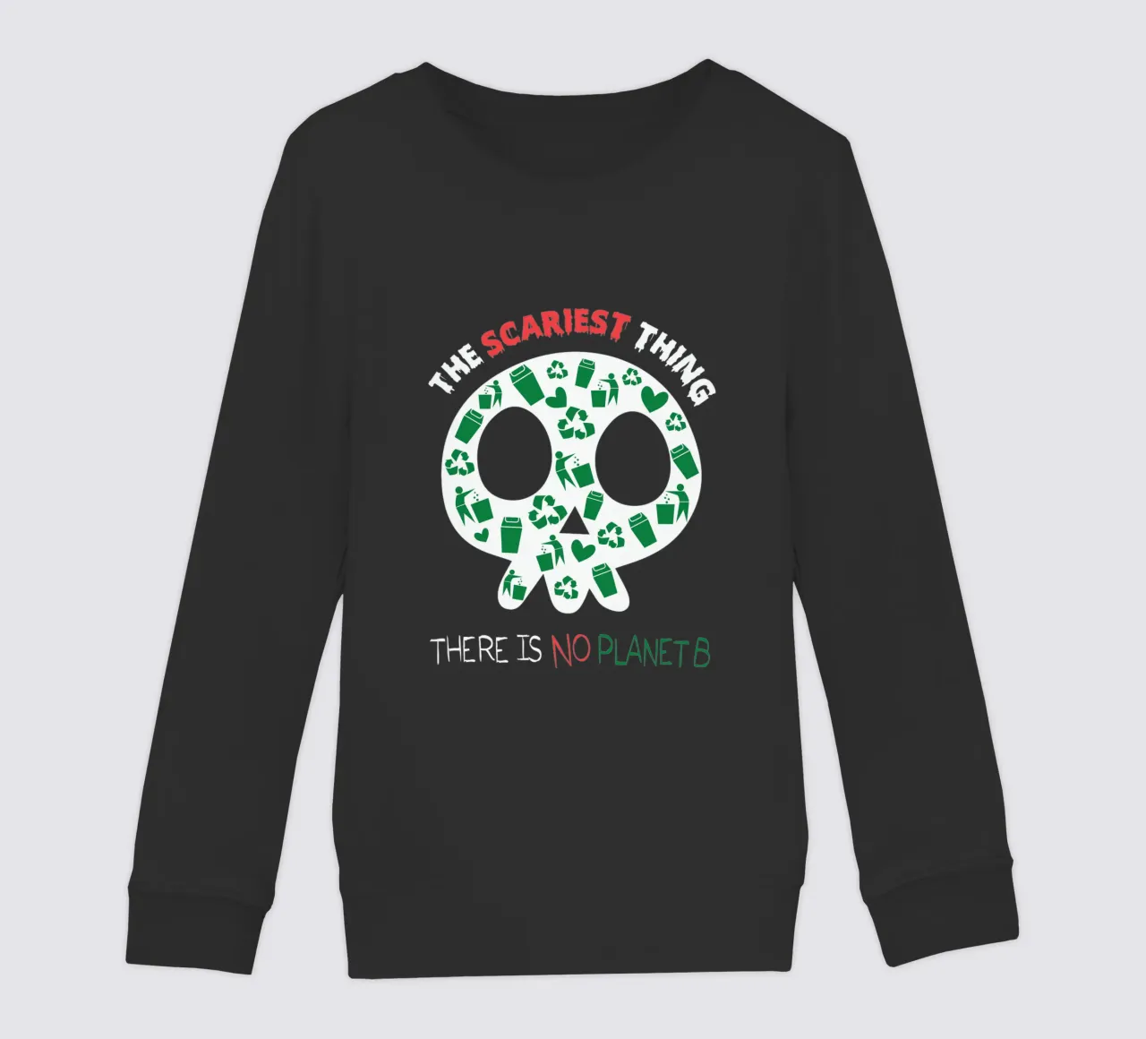 The Scariest Thing and There is No Planet B felpa bambino da edsonramosart
