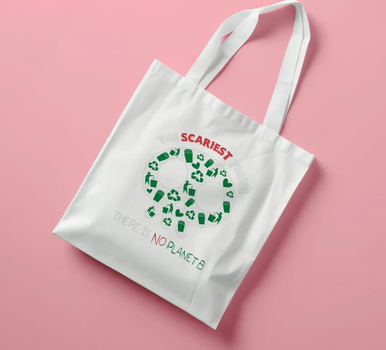 The Scariest Thing and There is No Planet B tote bag de edsonramosart