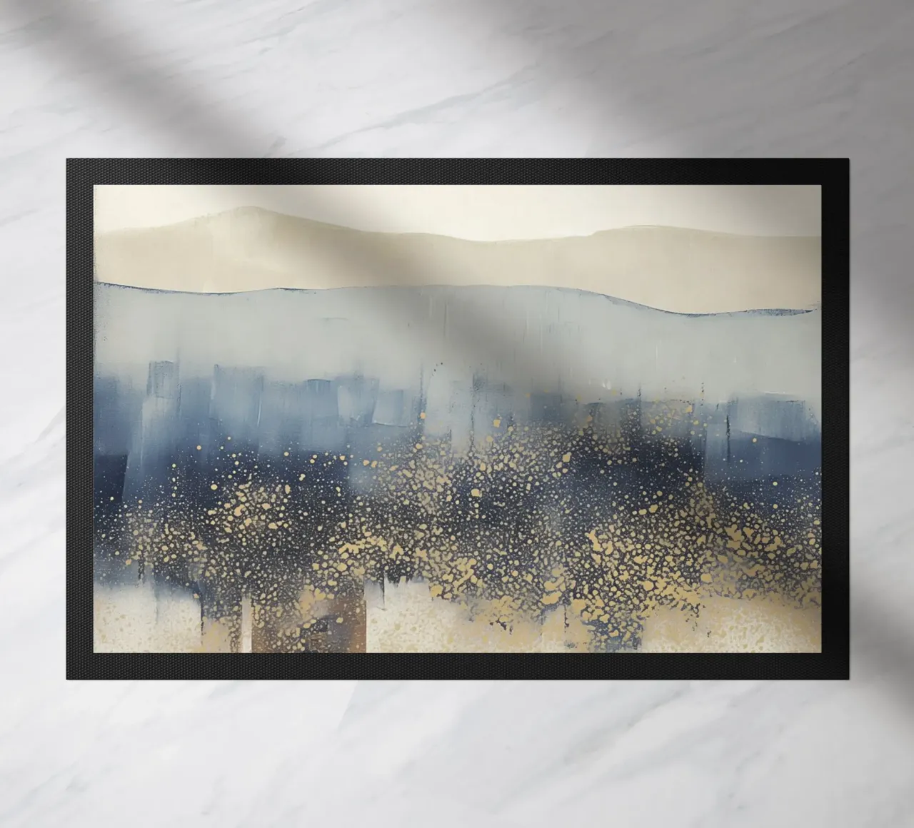 Abstract natural texture Theo doormat by Carinaprint