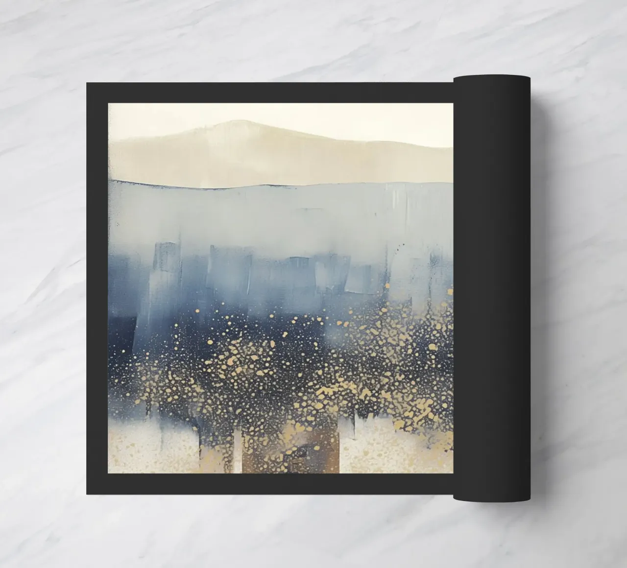 Abstract natural texture Theo doormat by Carinaprint