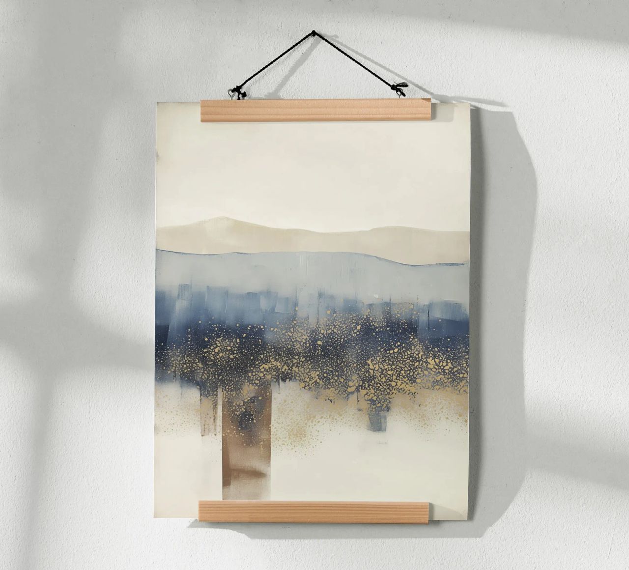 Texture naturelle abstraite Theo poster de Carinaprint