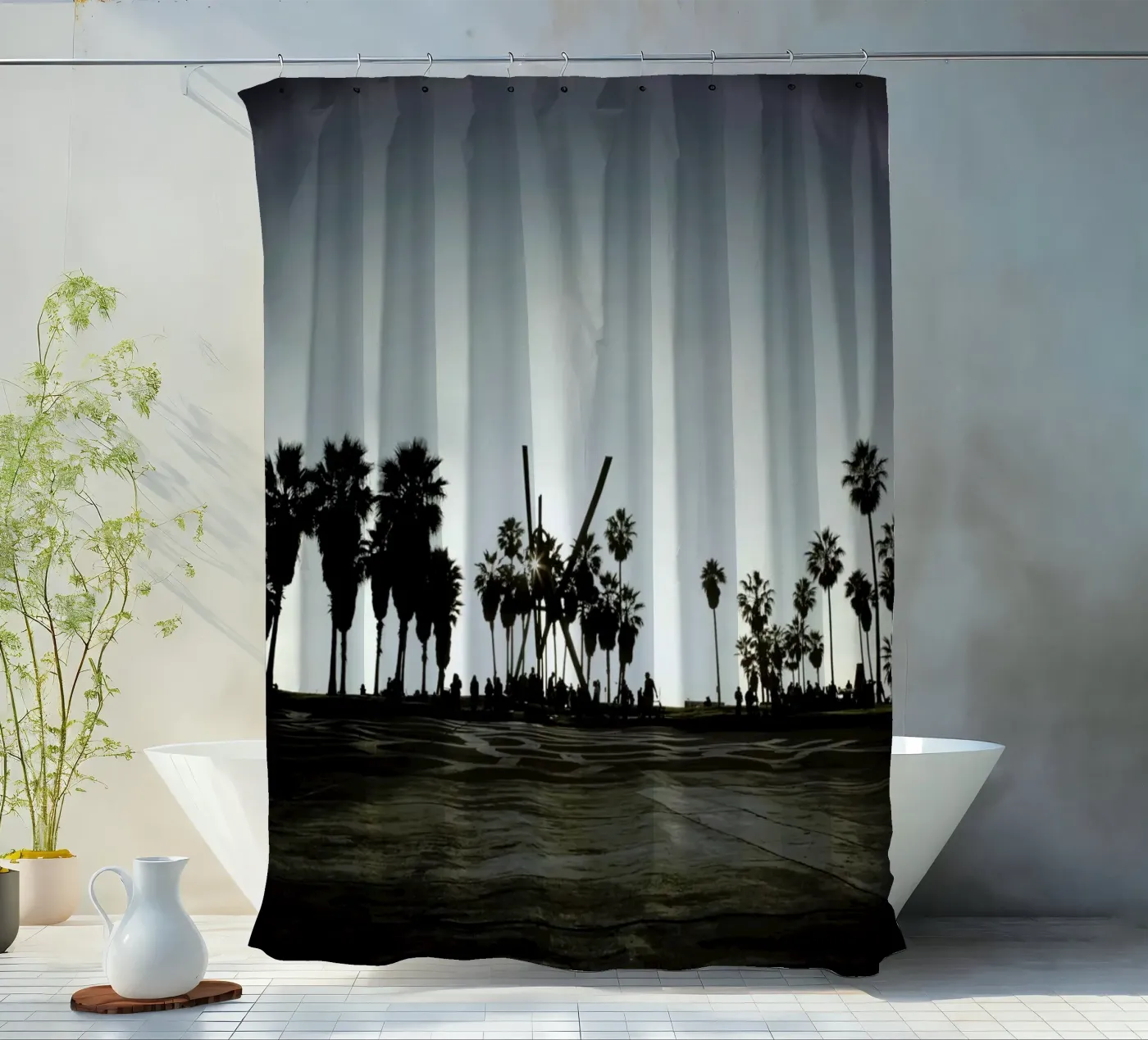 V Duschvorhang von Marc Gruninger