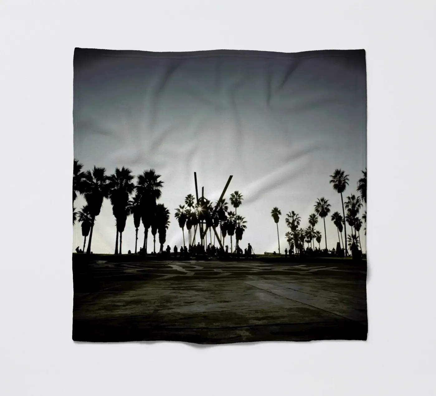 V fleecedeken van Marc Gruninger