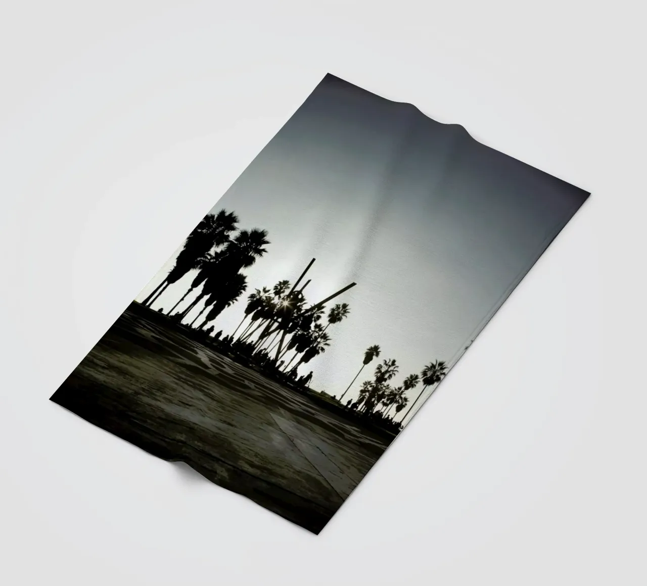 V fleecedeken van Marc Gruninger