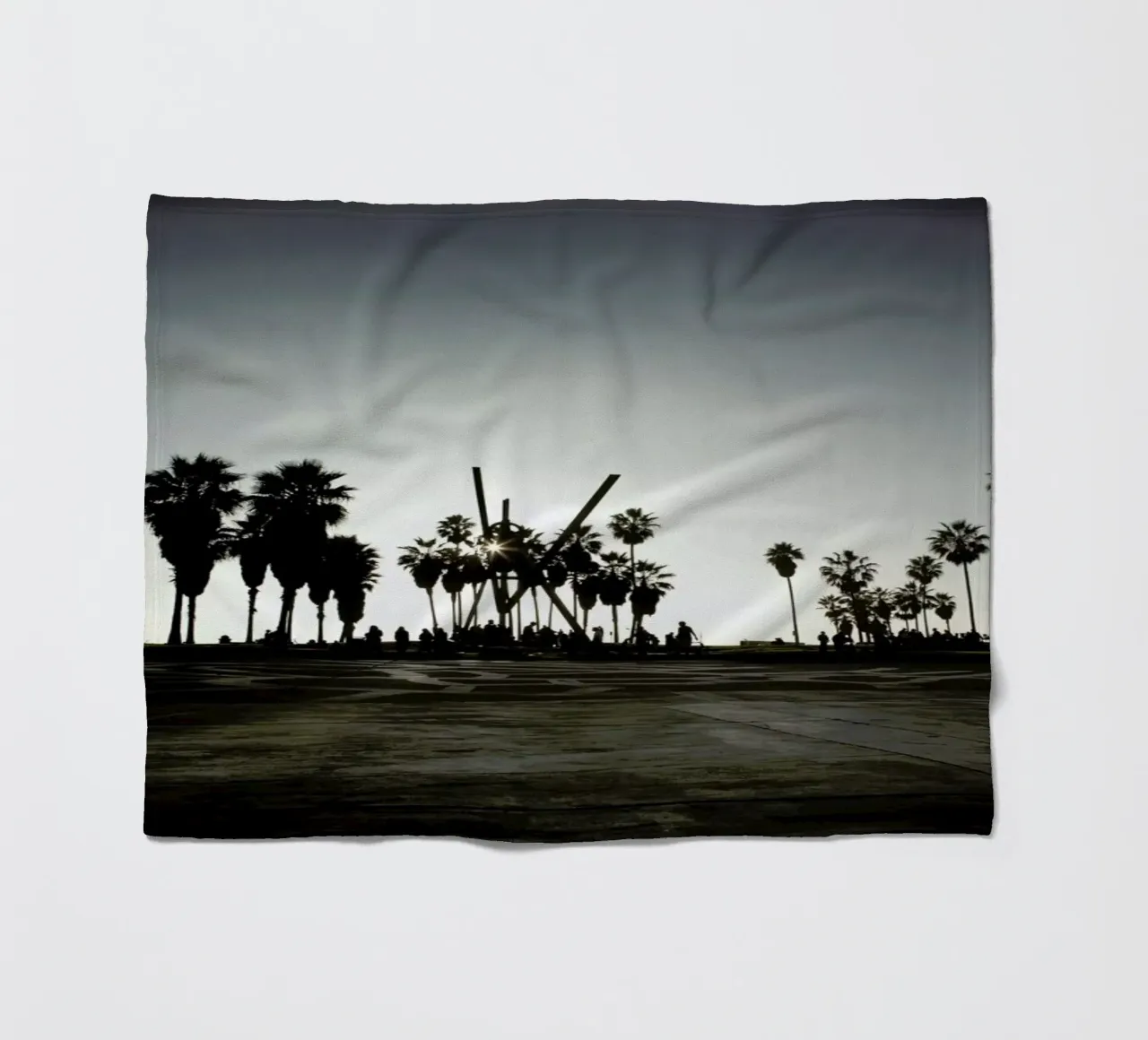 V fleecedeken van Marc Gruninger