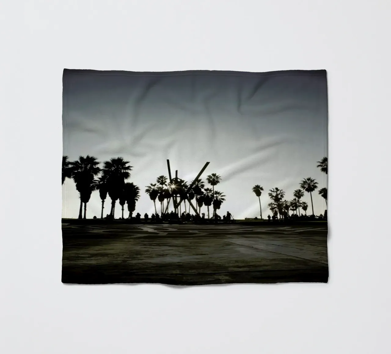 V fleecedeken van Marc Gruninger