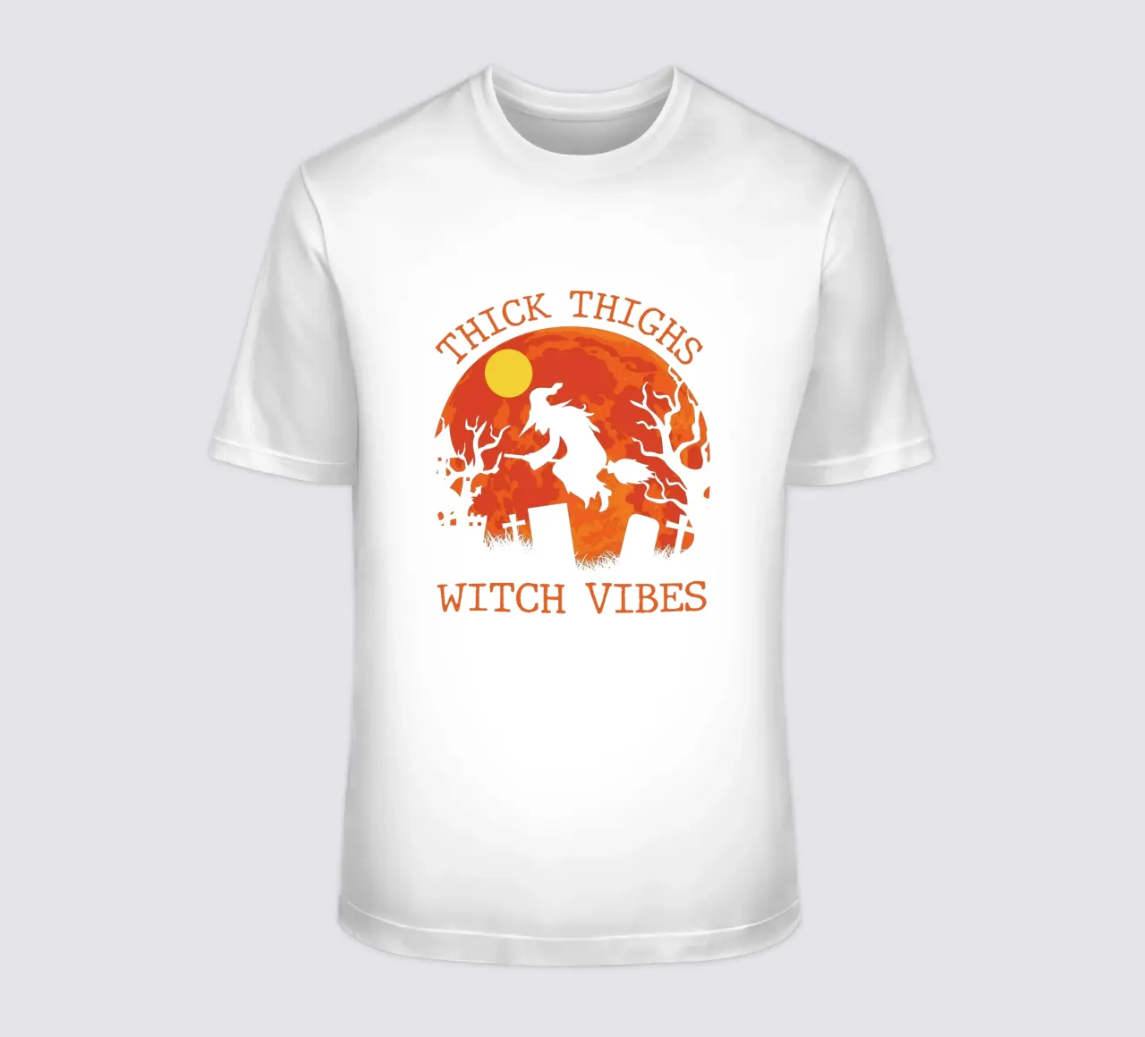Thick Thighs Witch Vibes t-shirt da edsonramosart
