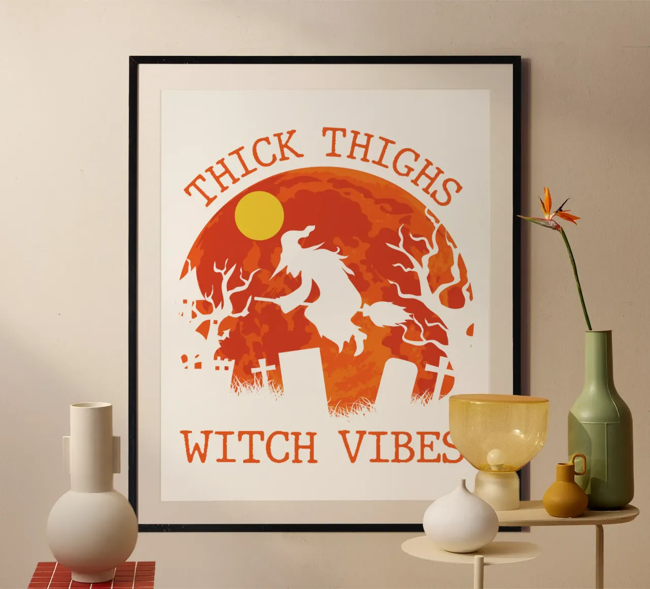 Thick Thighs Witch Vibes carta hahnemühle da edsonramosart