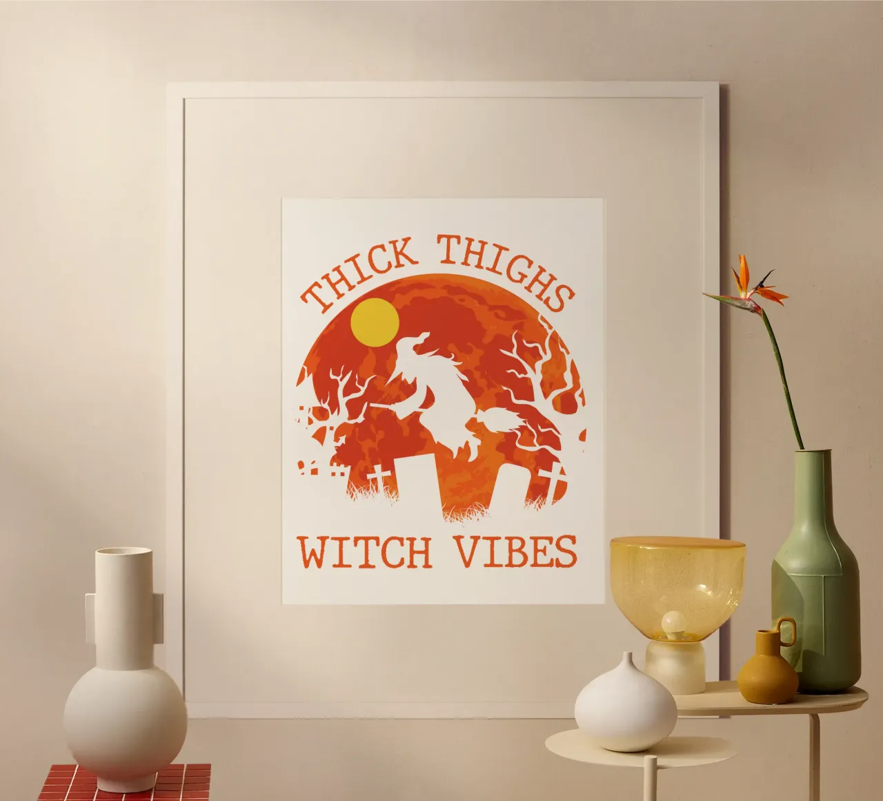 Thick Thighs Witch Vibes carta hahnemühle da edsonramosart